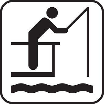 Fishing Activity Sign PNG