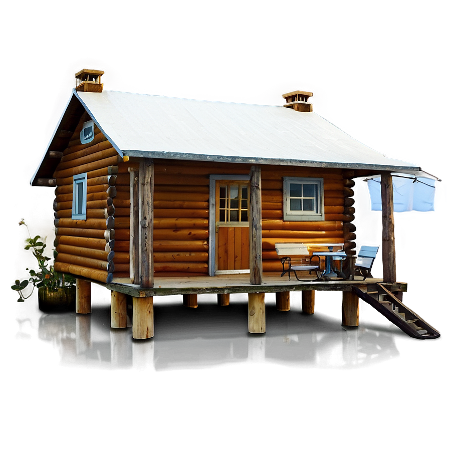 Fishing Cabin On The Lake Png 18 PNG