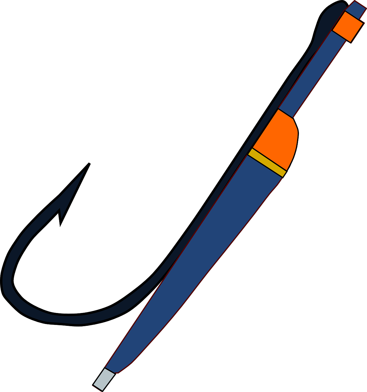 Fishing Hook Illustration PNG