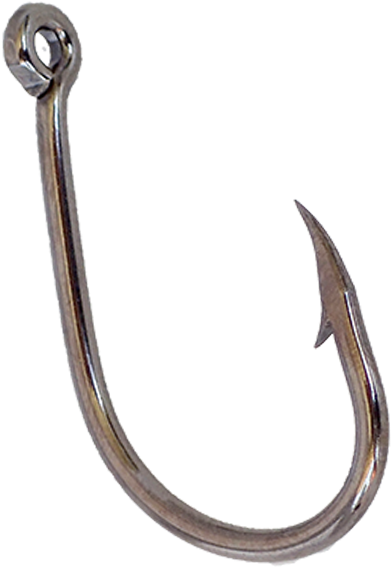 Fishing Hook Single Barbed PNG