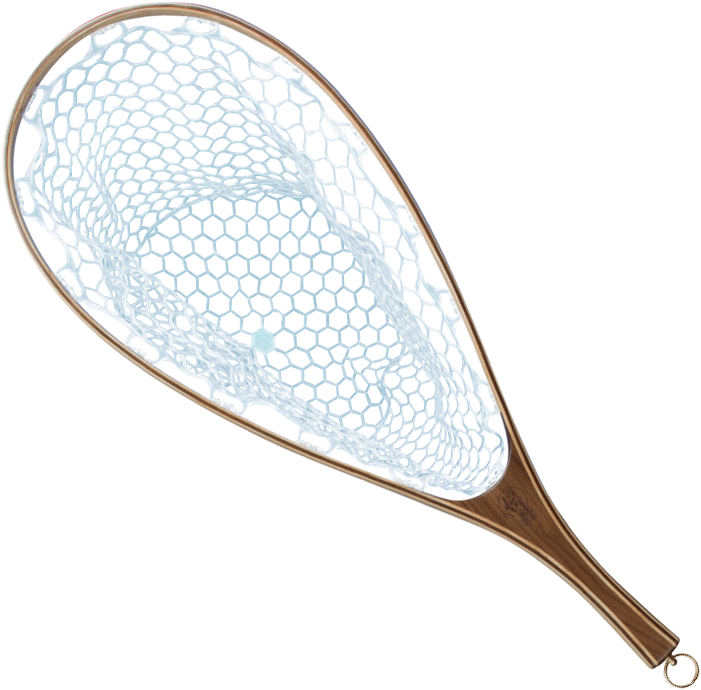 Fishing Net Isolatedon Blue Background PNG