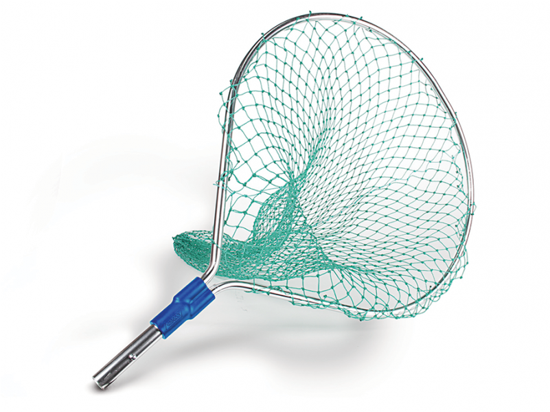 Fishing Netwith Blue Handle PNG