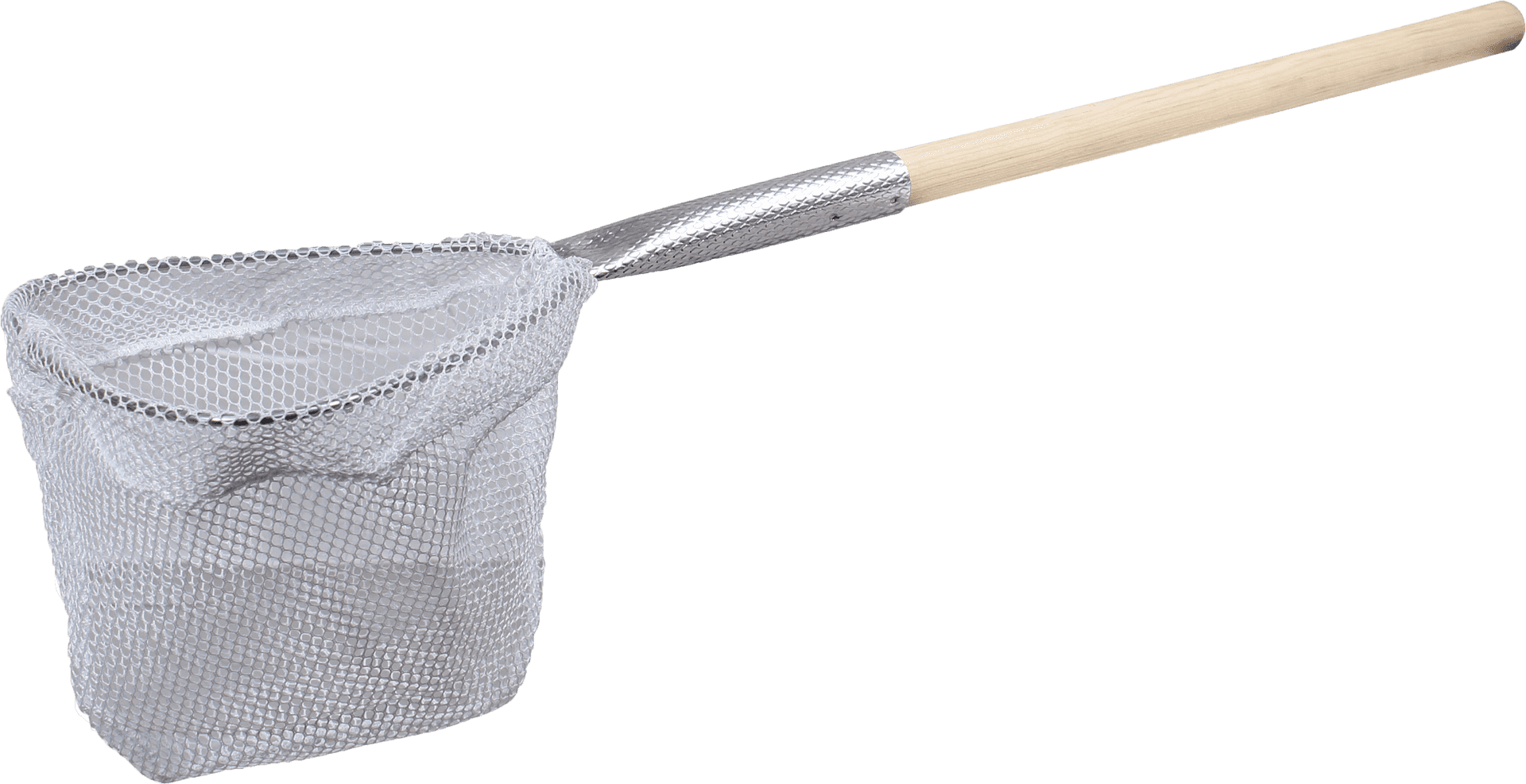 Fishing Netwith Wooden Handle PNG