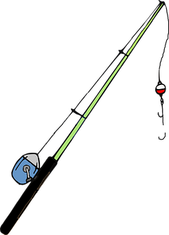 Fishing Rodand Tackle Setup PNG