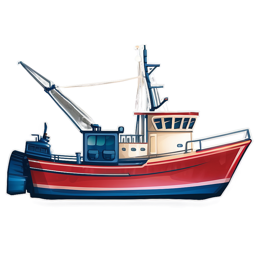 Download Fishing Trawler Sea Png Xgi25 | Wallpapers.com