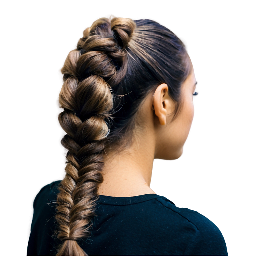 Fishtail Ponytail Png Ukl PNG