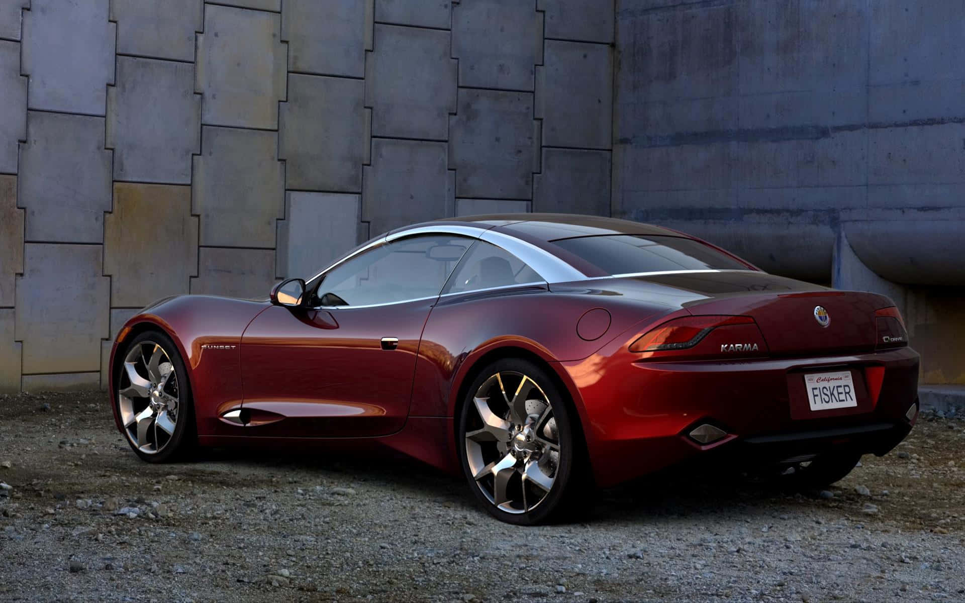 Stunning Fisker Electric Sports Car Wallpaper