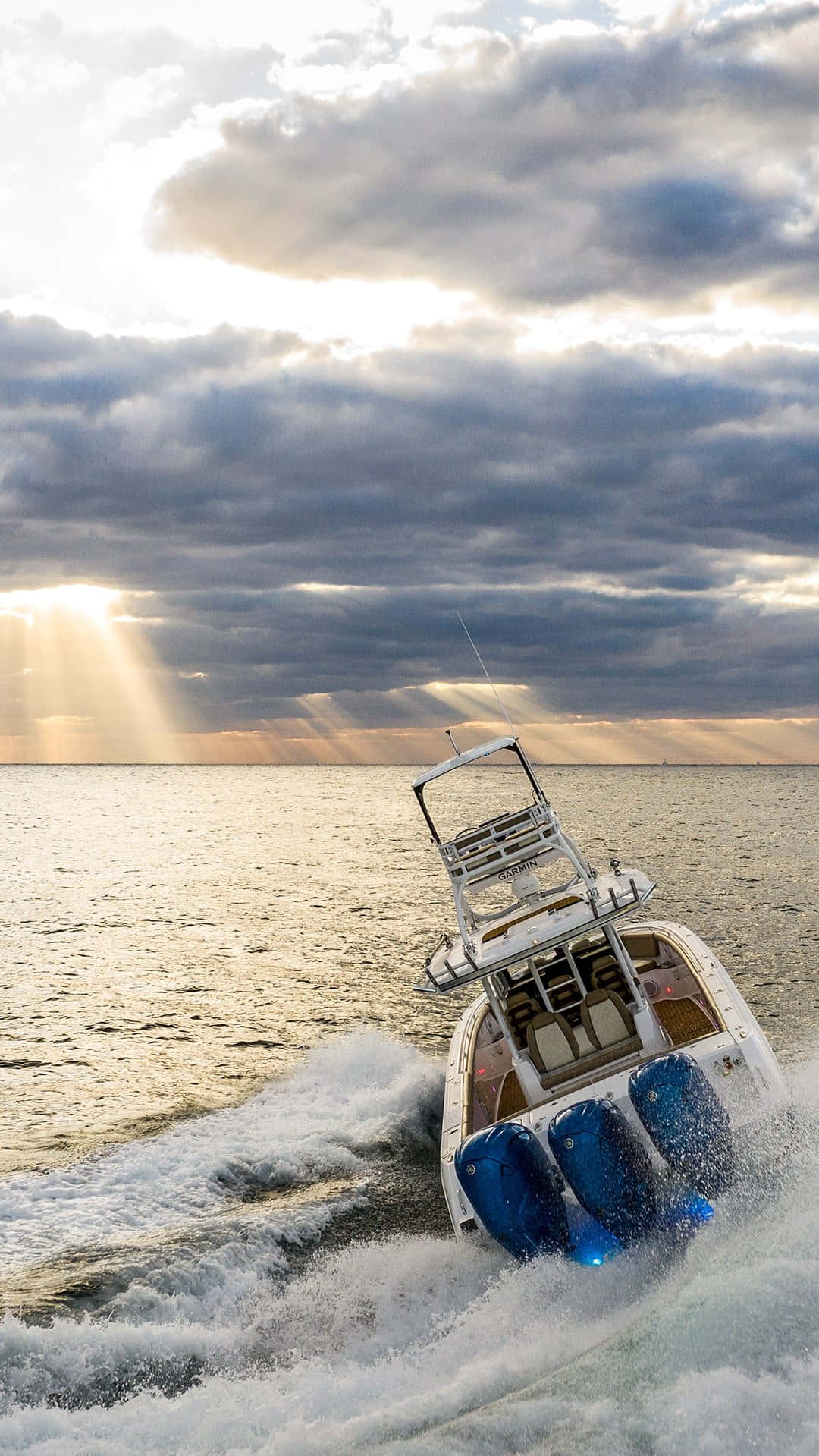 Fiskeri billeder svømme på det marine tapet.