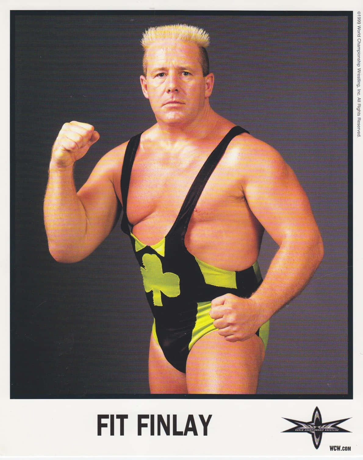 Tilpas Finlay Punch Fist WCW 1999 Wrestling Tapet Wallpaper