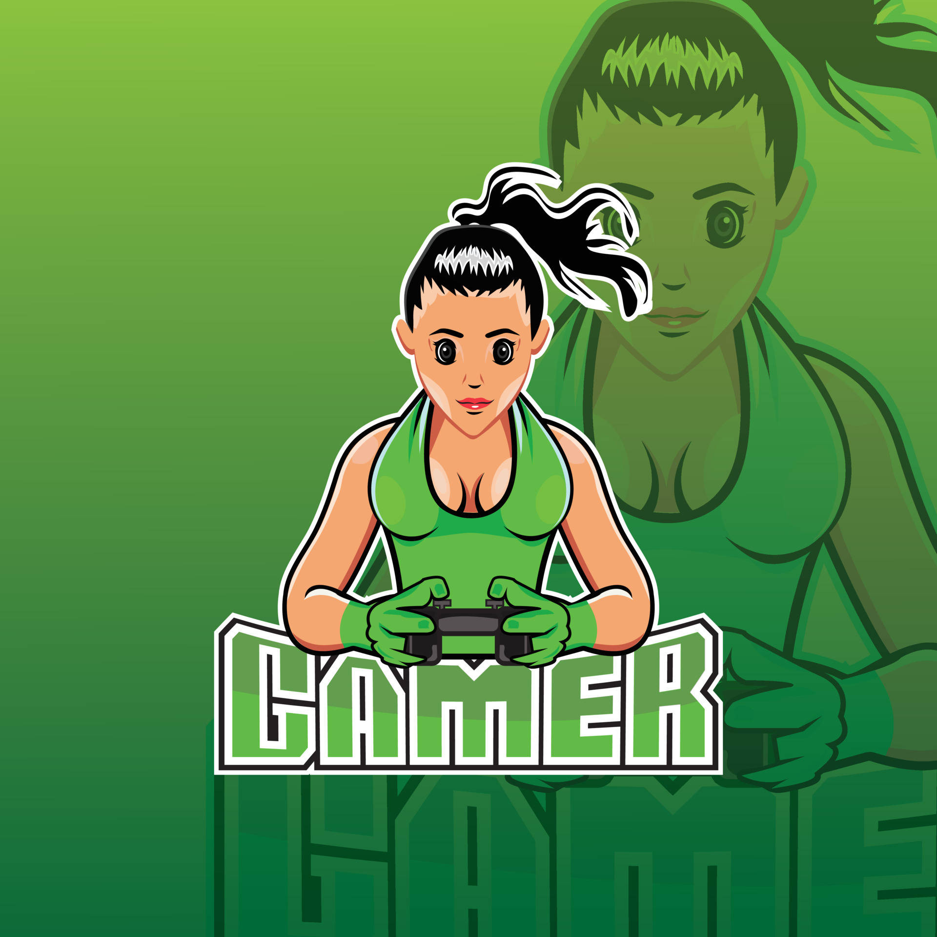 Fit Girl Gamer Logo Picture