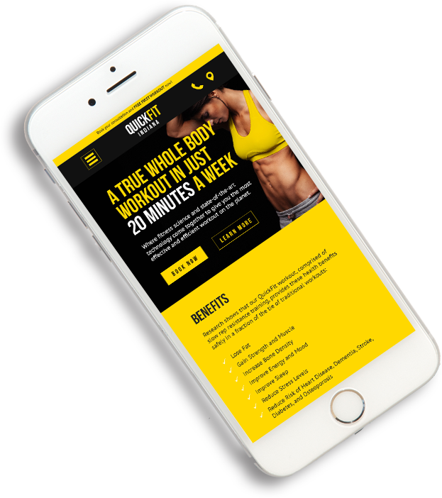 Fitness App Advertisement Smartphone PNG