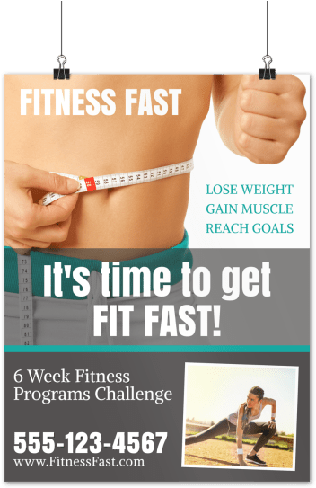 Fitness Fast Magazine Cover PNG