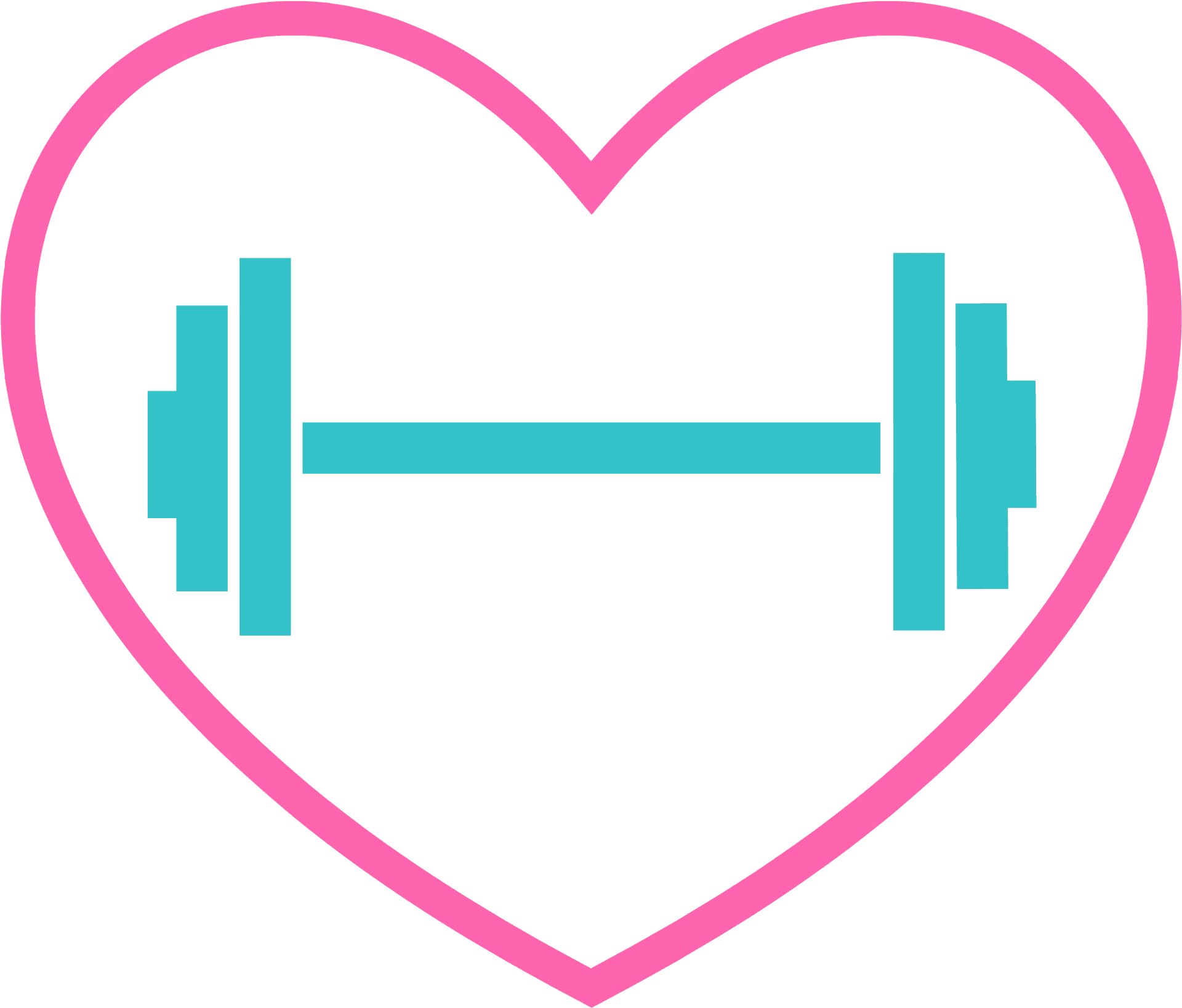 Fitness Love Concept PNG