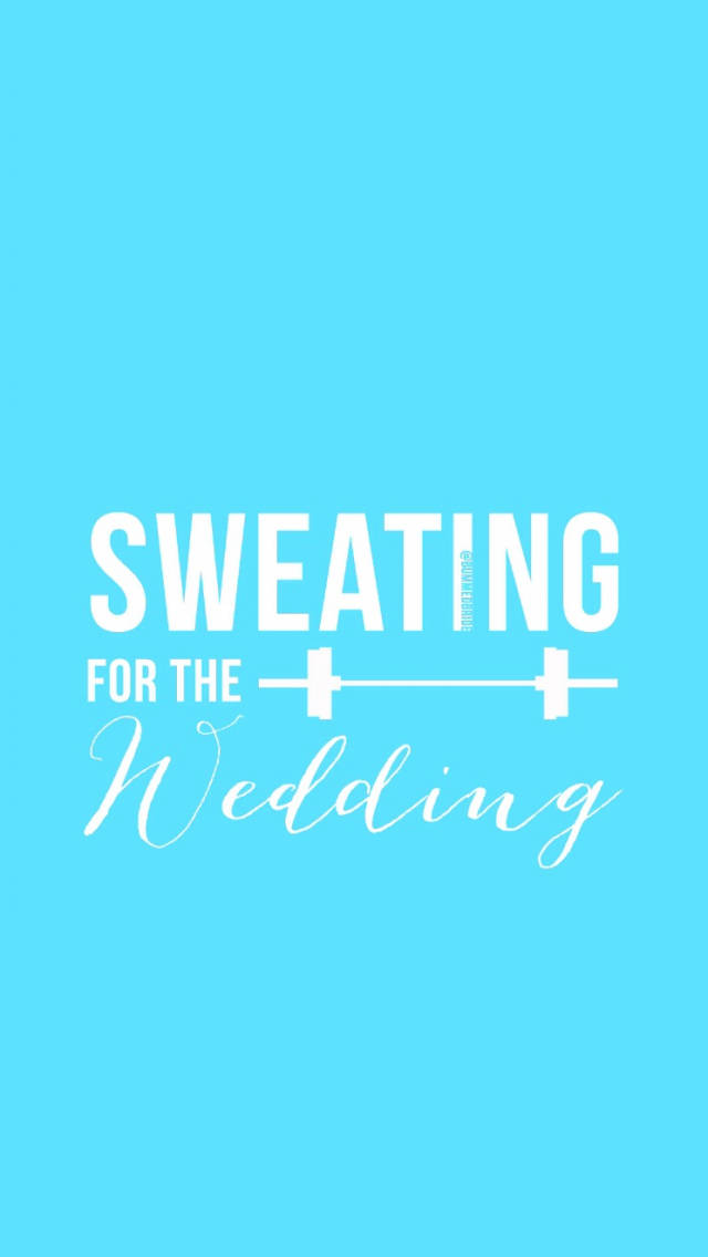 Sweating For The Wedding Wallpaper