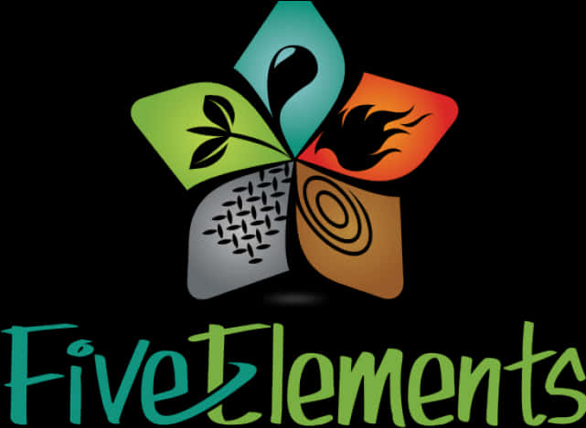 Five Elements Logo Design PNG