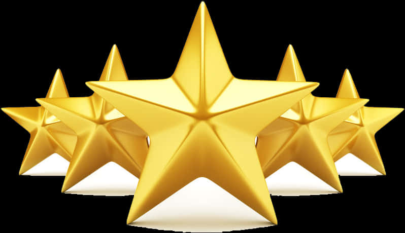 Download Five Gold Stars Rating | Wallpapers.com