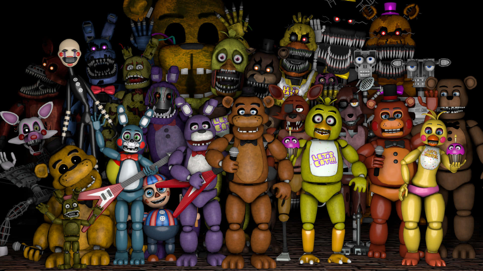 Five Night At Freddy's Wallpaper  Fnaf, Five nights at freddy's, Fnaf  characters