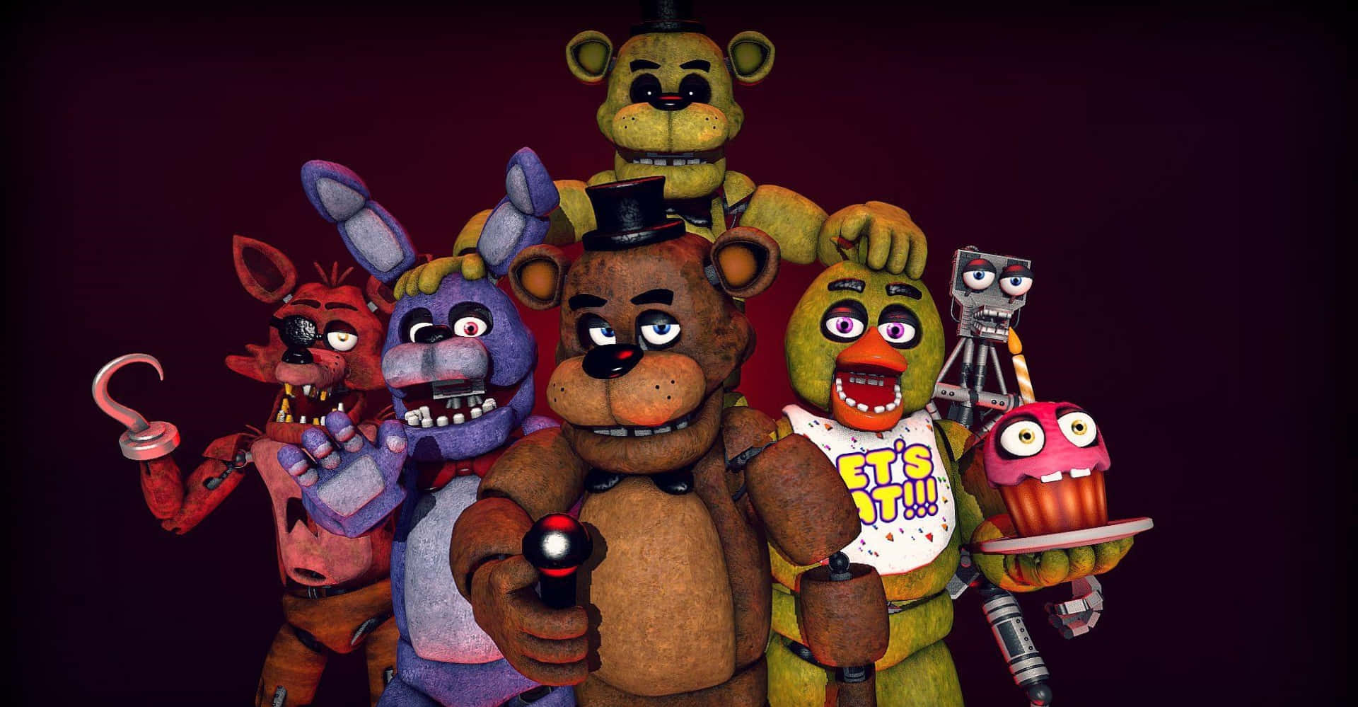 All the Main Characters from Five Nights at Freddy's