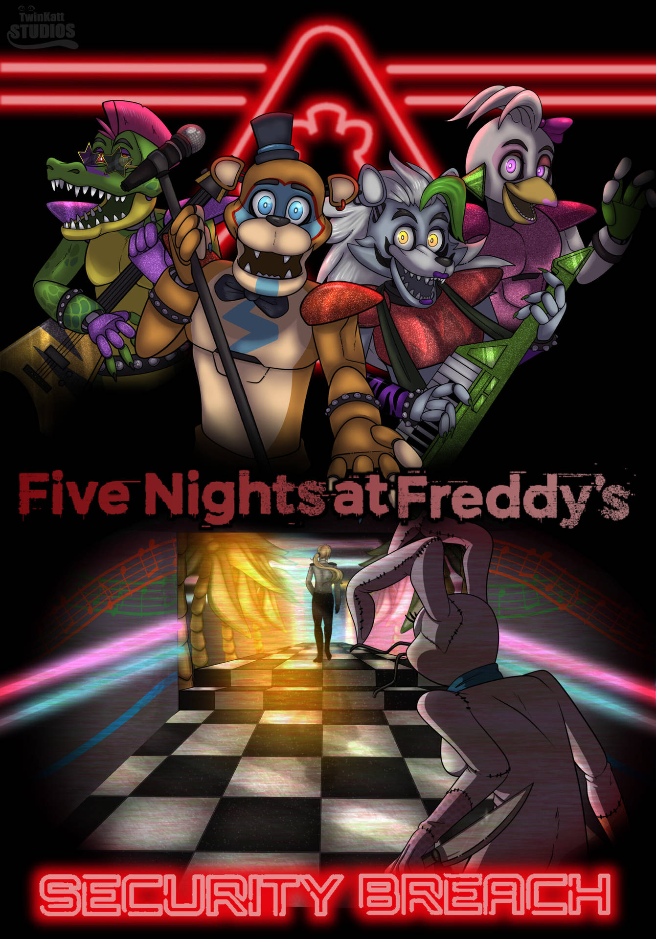 Five Nights At Freddy's Security Breach Vanny Wallpaper