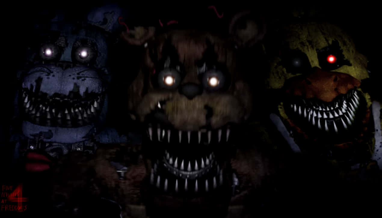 Cinquenotti Da Freddy 4: Bonnie, Freddy E Chica. Sfondo
