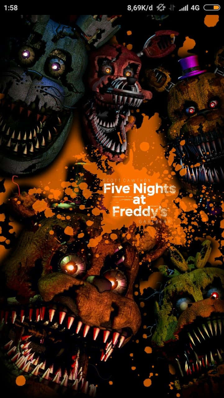 Personajesde Five Nights At Freddy's 4 Fondo de pantalla
