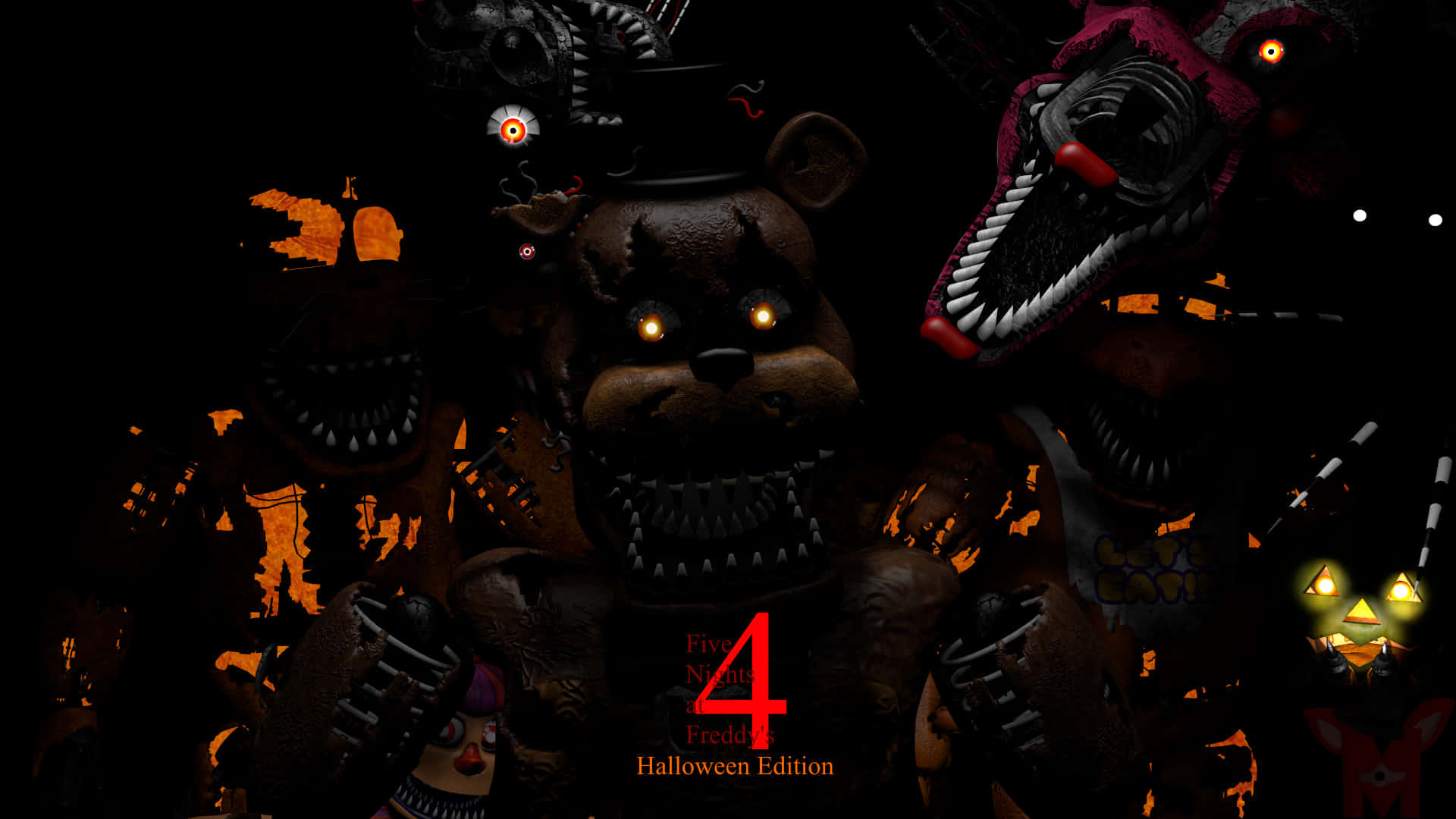 Mark your calendars!  Five Nights at Freddy's 4 is here! Wallpaper