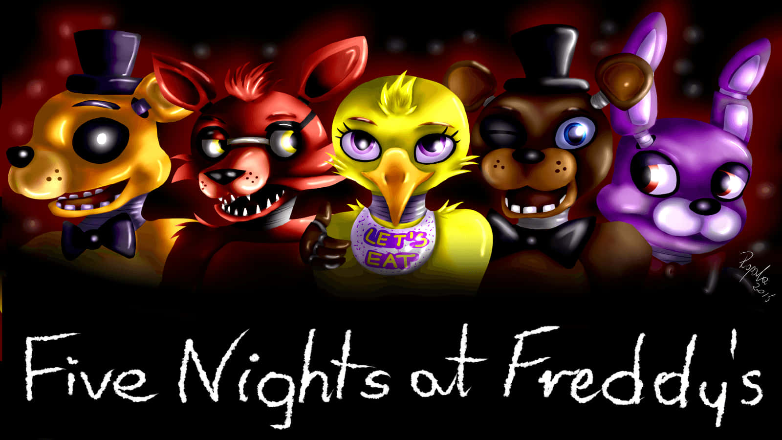 Five Nights At Freddy's By Sassy Wallpaper