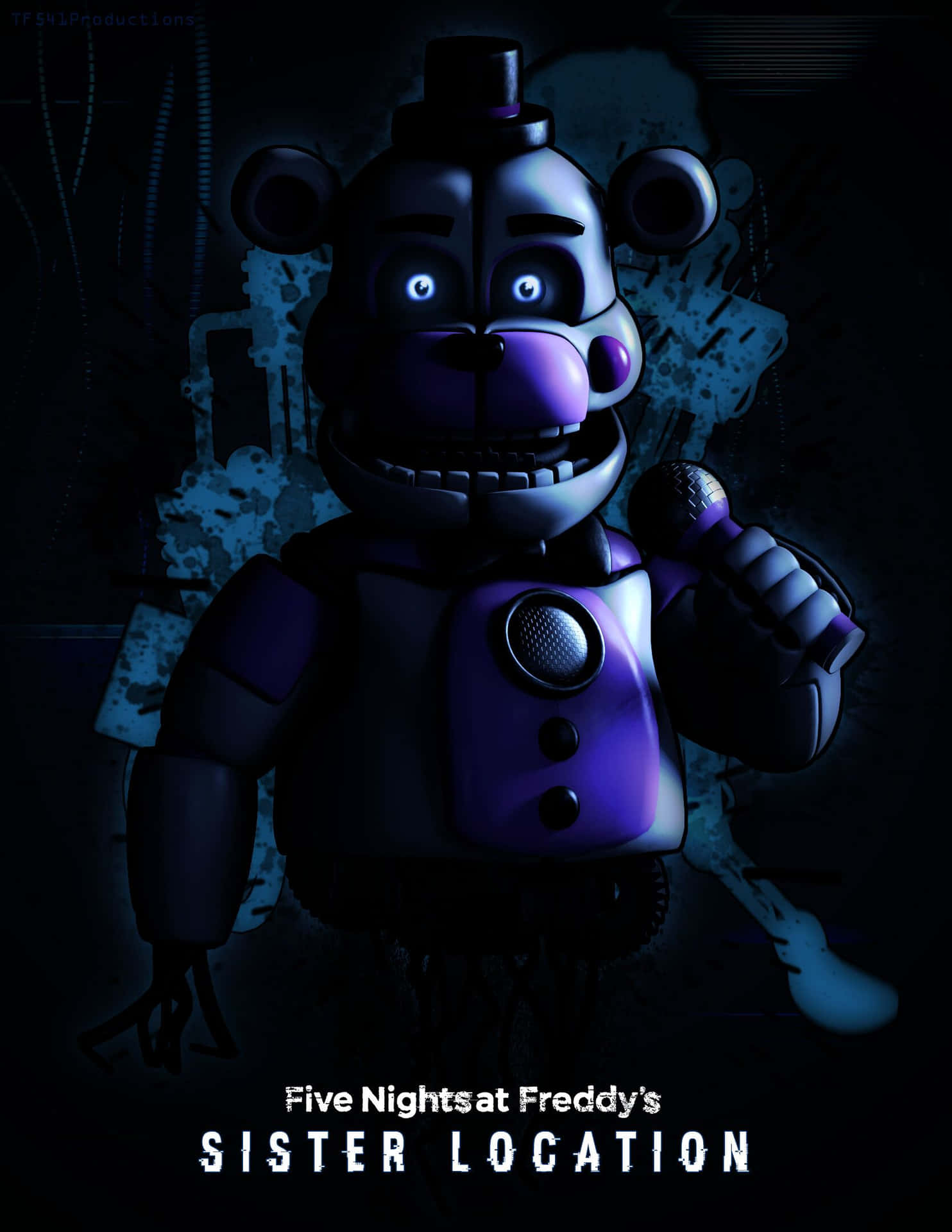 Enjoy the thrilling gaming with Five Nights At Freddys on your Iphone Wallpaper
