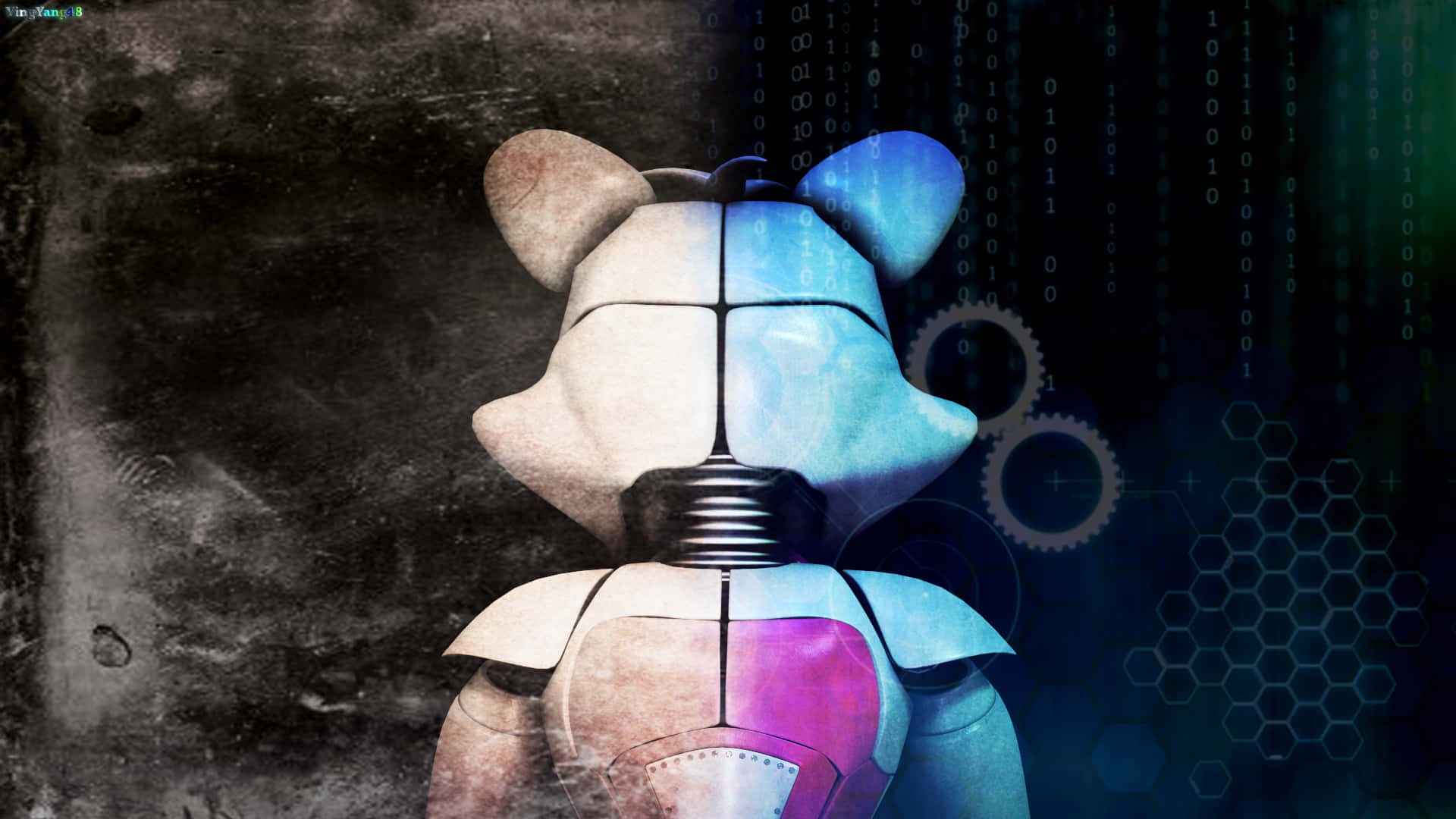 Five Nights At Freddy's: Sister Location Back View Wallpaper
