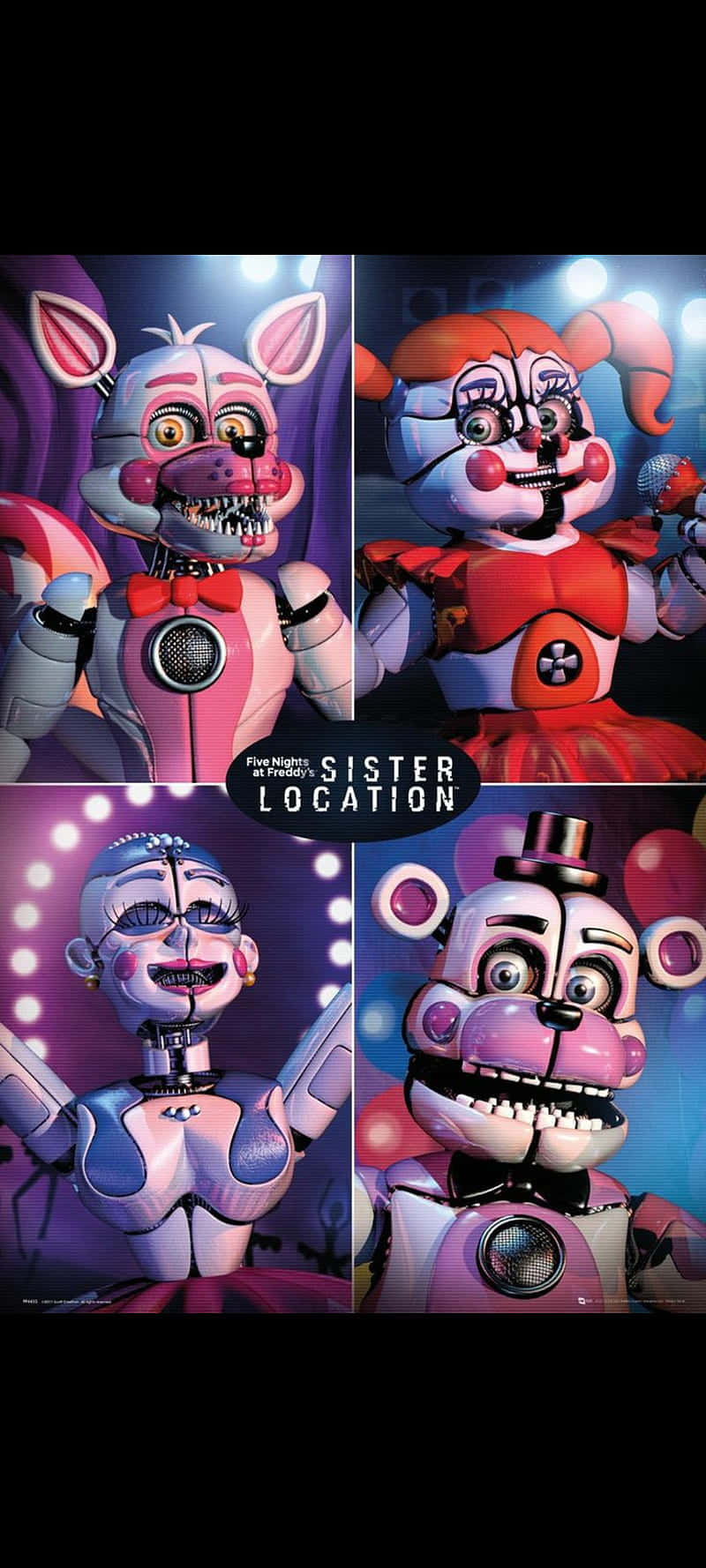 Five Nights At Freddy's: Sister Location Happy Wallpaper