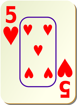 Five_of_ Hearts_ Playing_ Card PNG