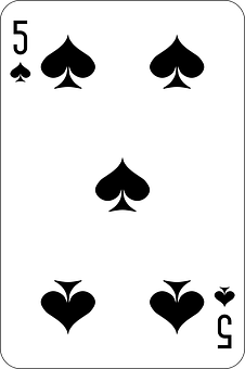 Five_of_ Spades_ Playing_ Card PNG