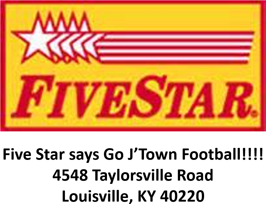 Five Star Go J Town Football Support Sign PNG