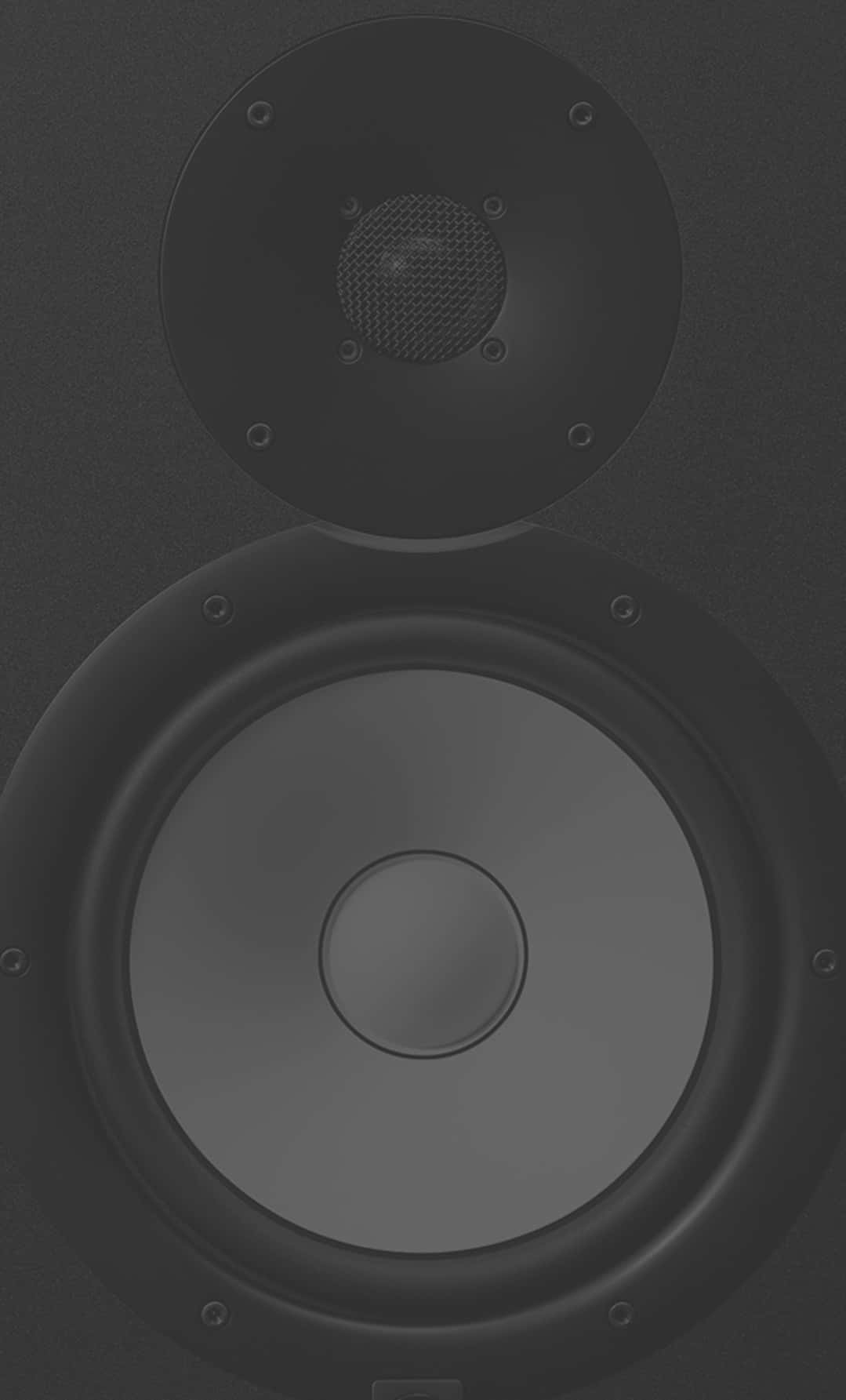 Einschwarzer Lautsprecher Mit Einem Schwarzen Kegel Wallpaper