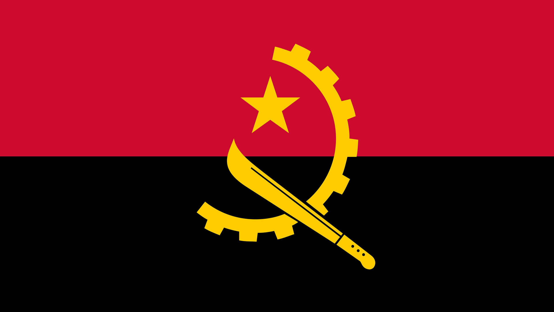 Flag Of Angola Wallpaper