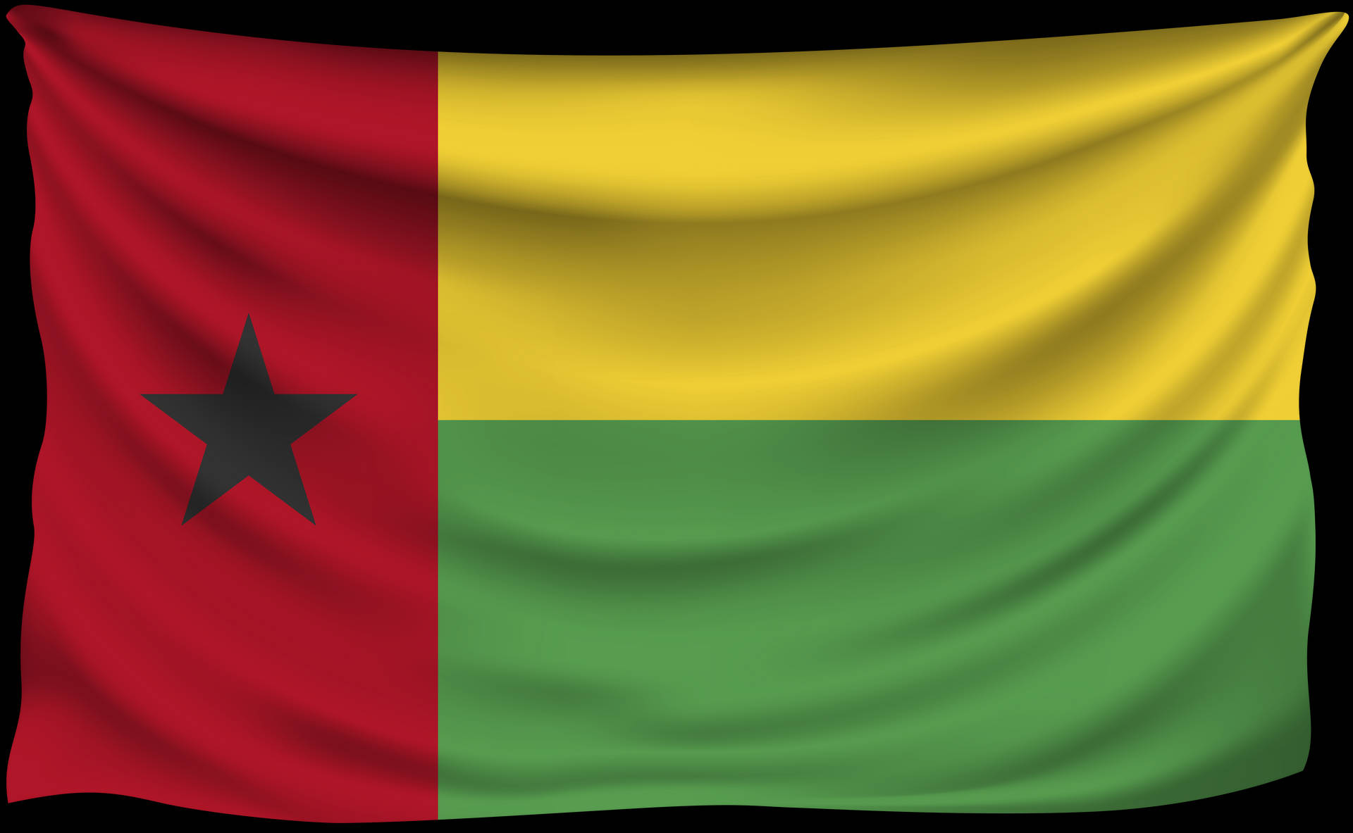 Flag Of Guinea Bissau Background