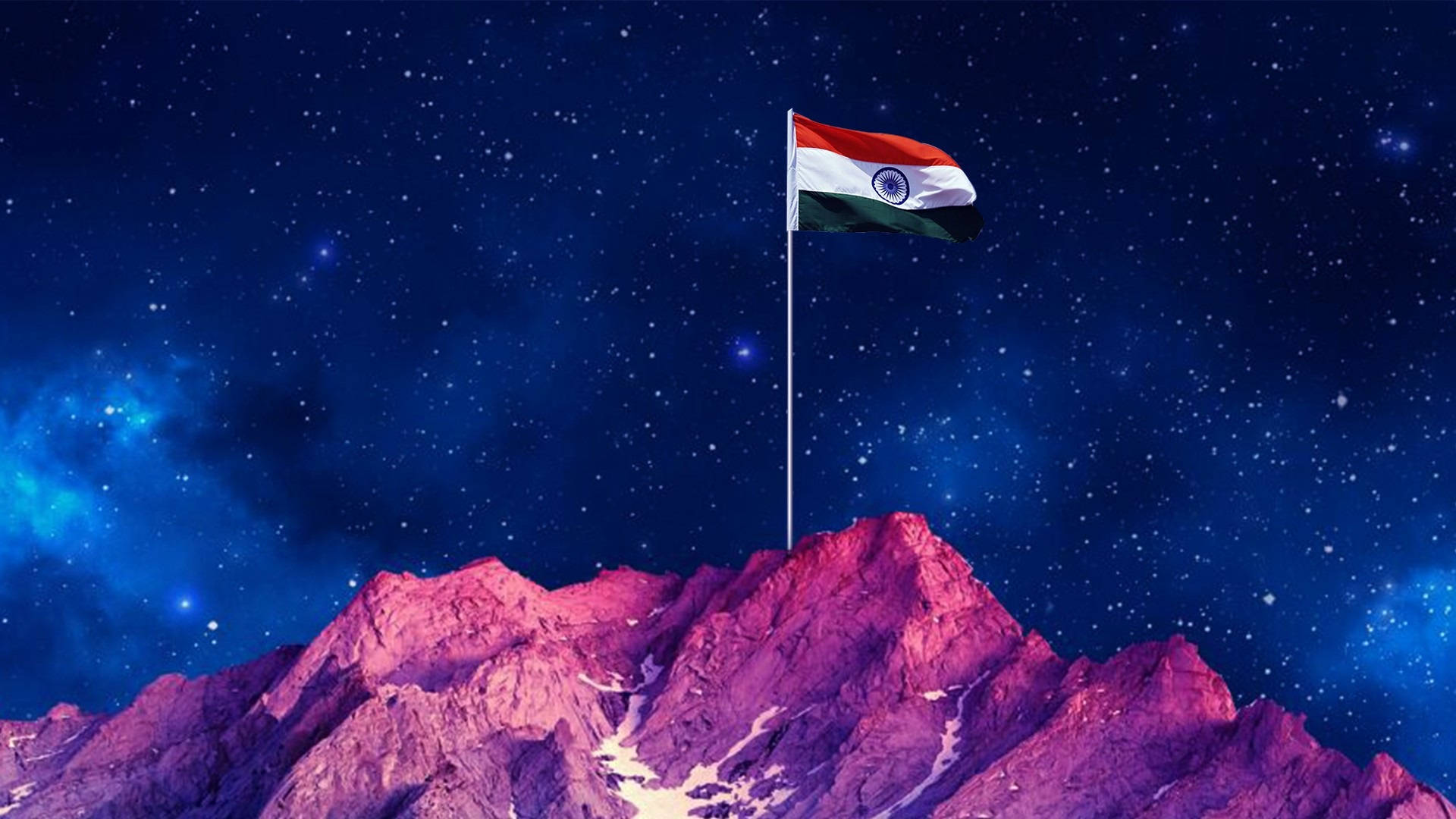Download Flag Of India Galaxy Wallpaper 