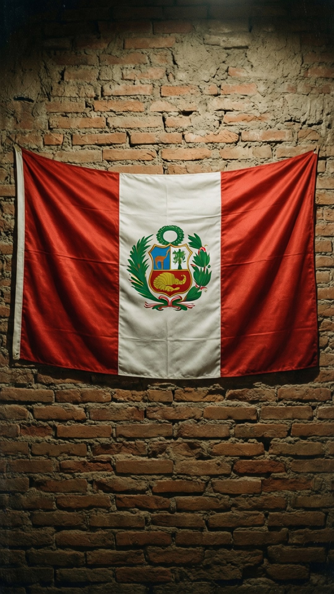 Flag på rustik væg Wallpapers
