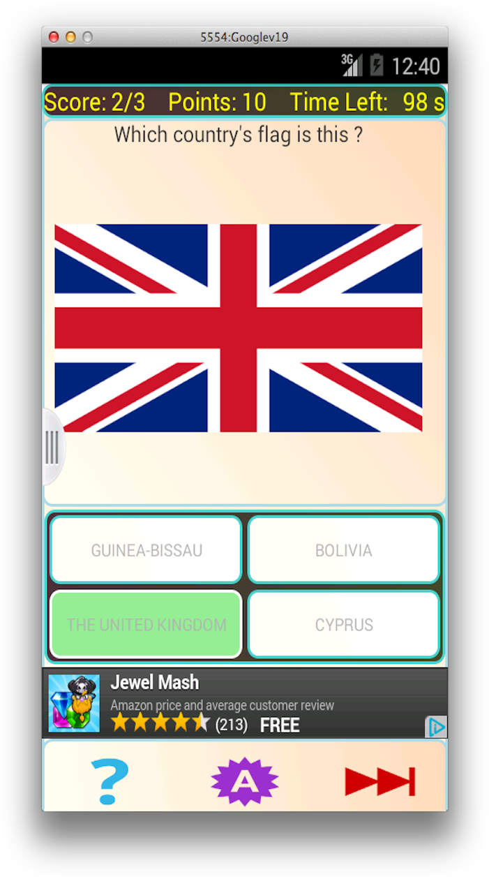Flag Quiz Game Screenshot U K Flag PNG