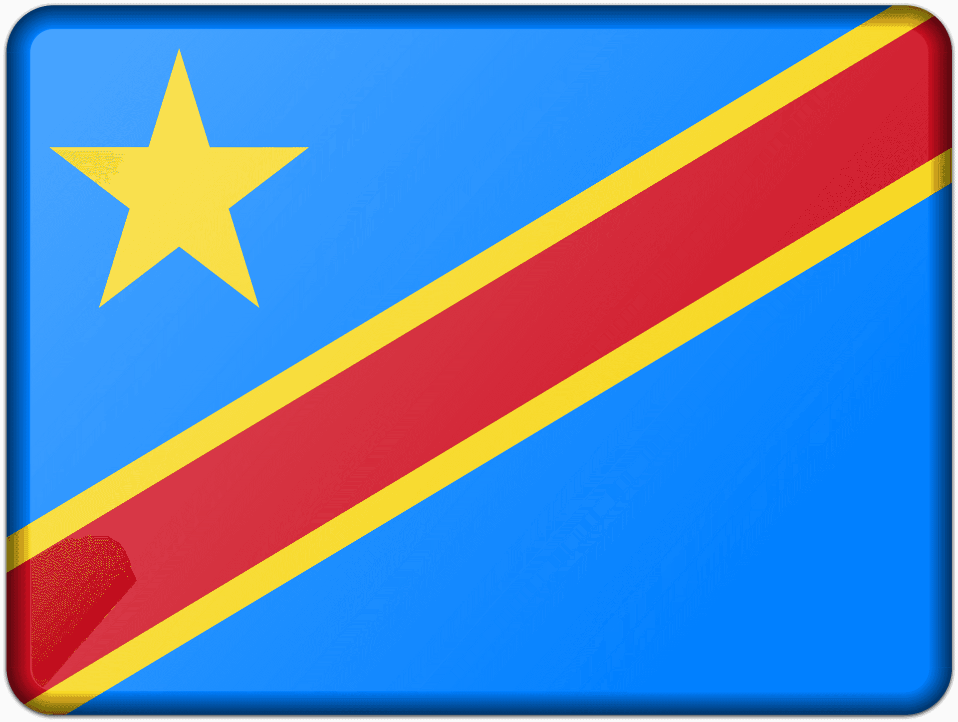 Flagof Democratic Republicof Congo PNG
