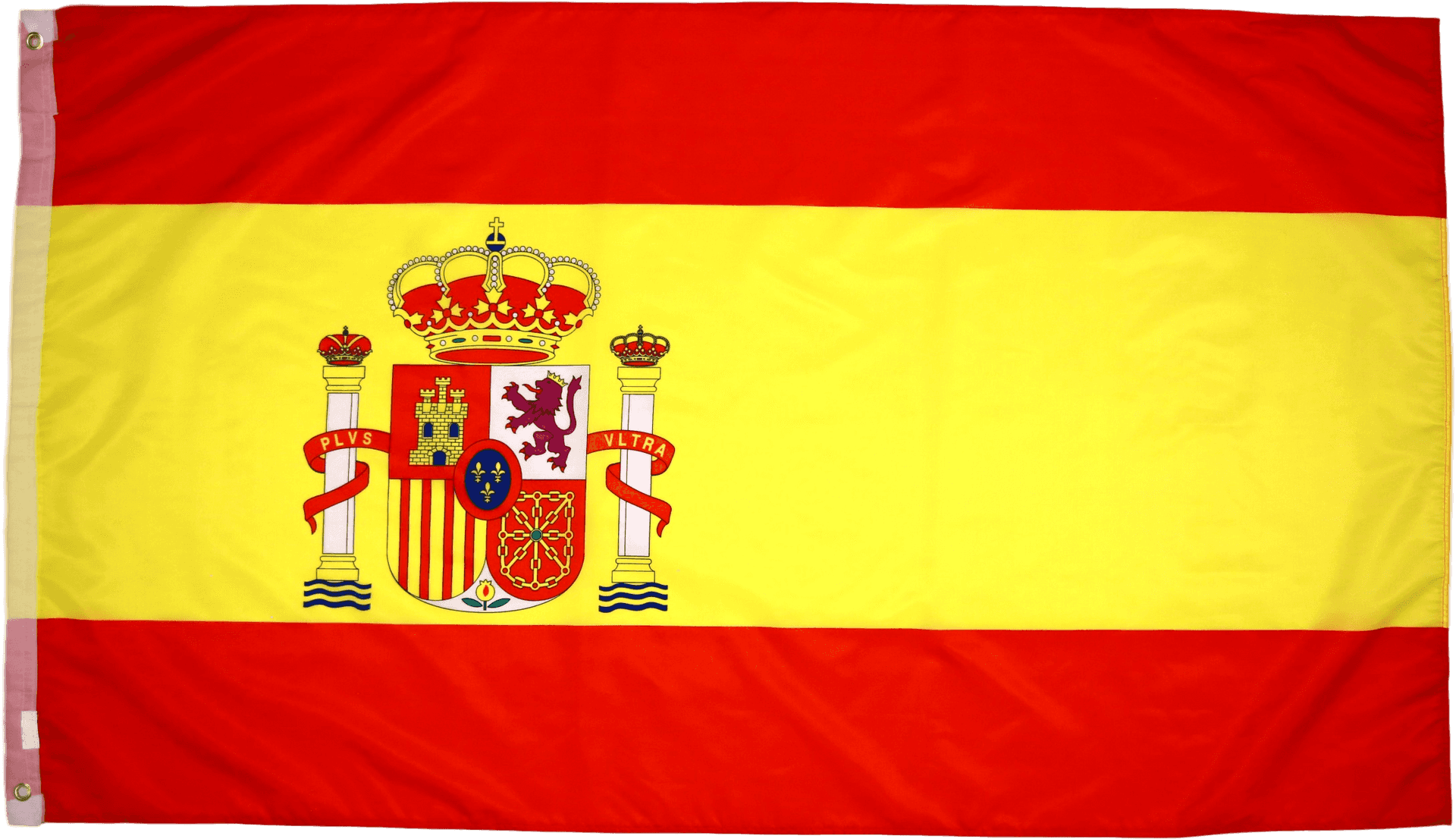 Flagof Spainwith Coatof Arms PNG