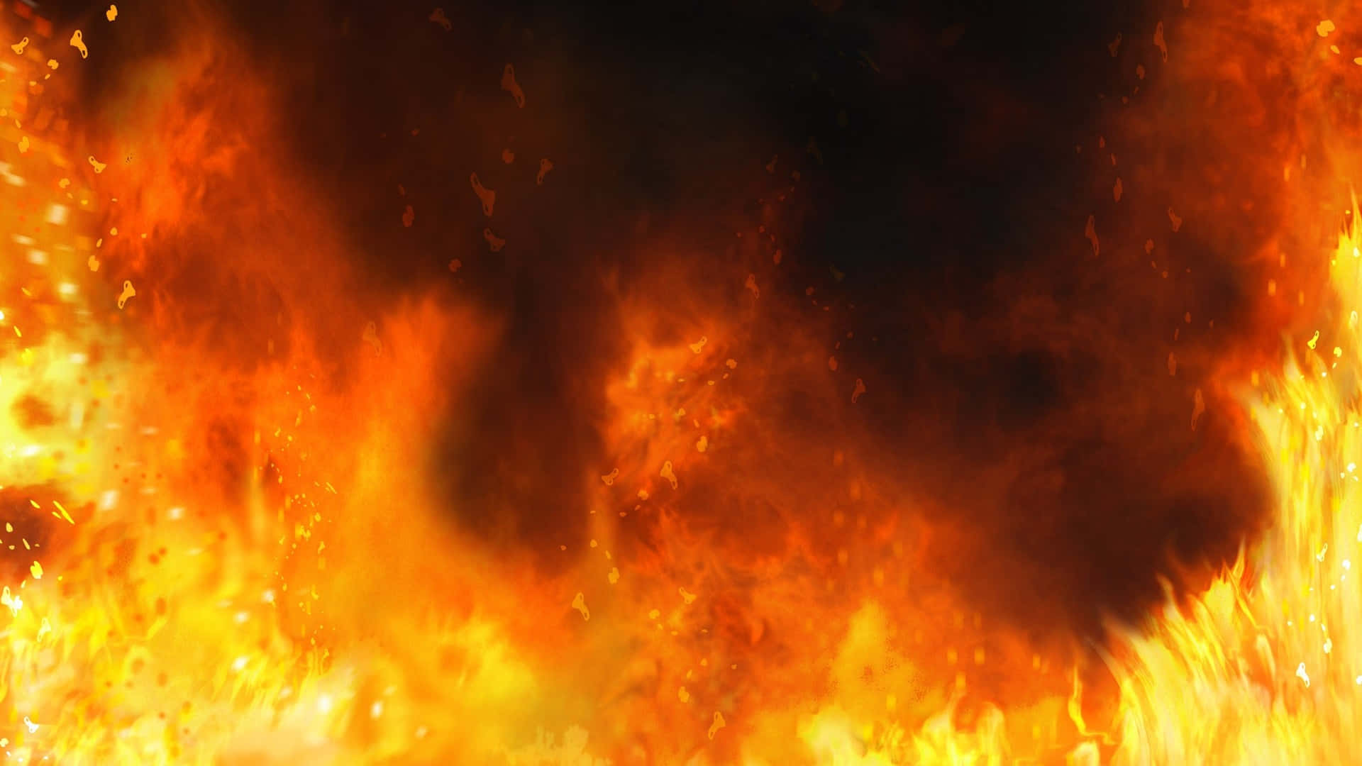 Burning Flames Desktop Background