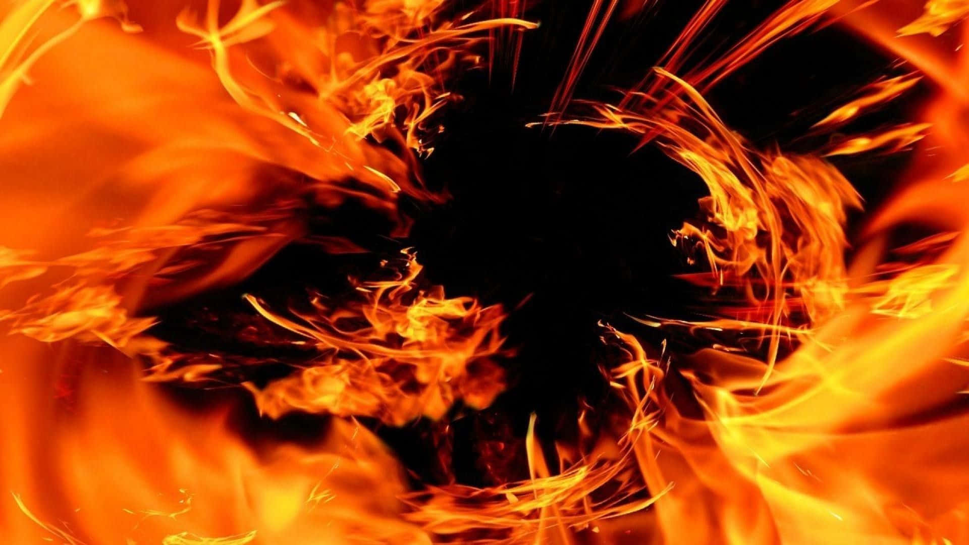 Vortex Of Flames Background