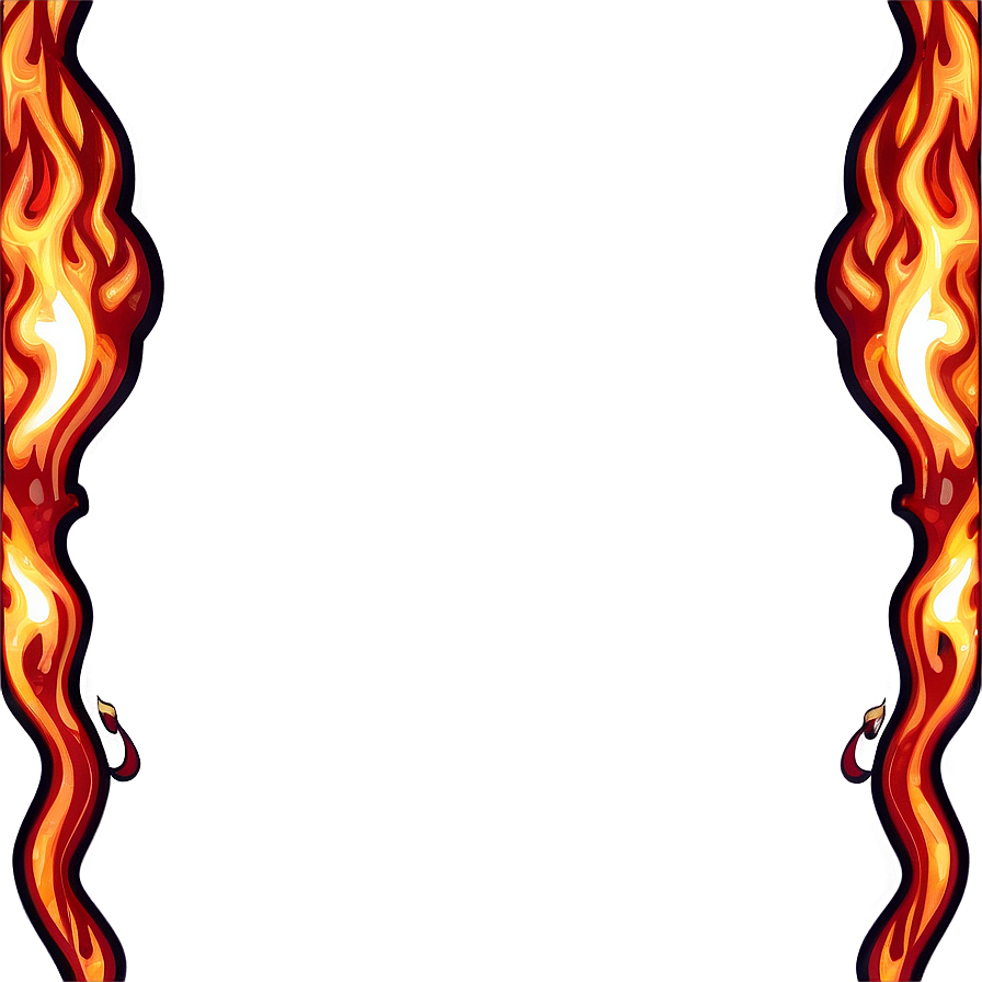 Flame Border Png Ubl68 PNG