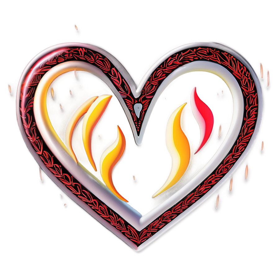 Download Flame Corazon Graphic Png Icp | Wallpapers.com