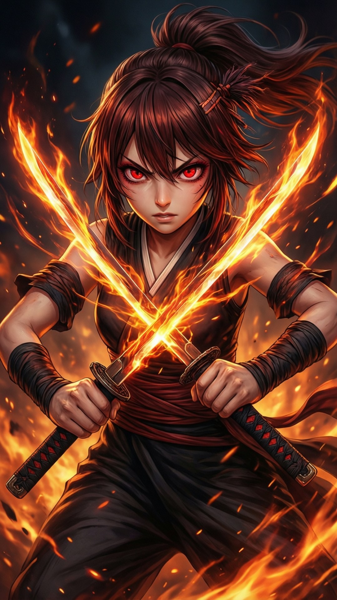Flame Dancer Wallpaper
