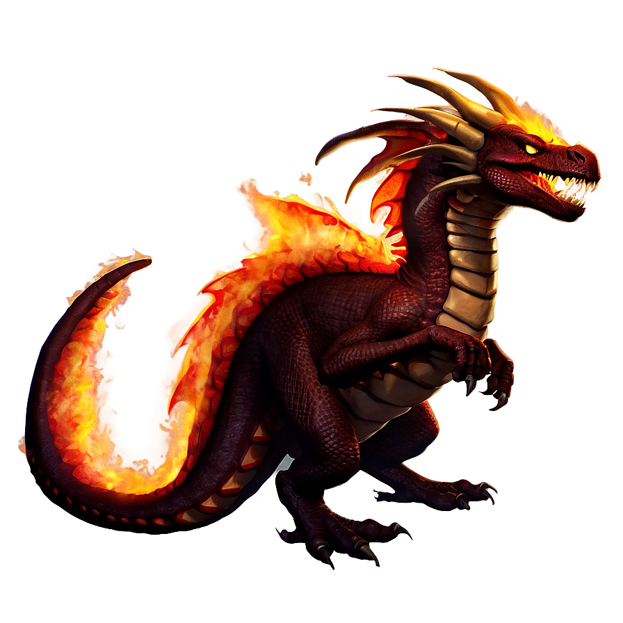 Flame Dragon Artwork Png Mie18 PNG