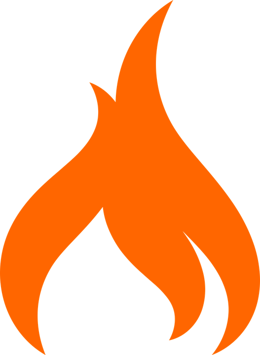 Flame Icon Vector PNG