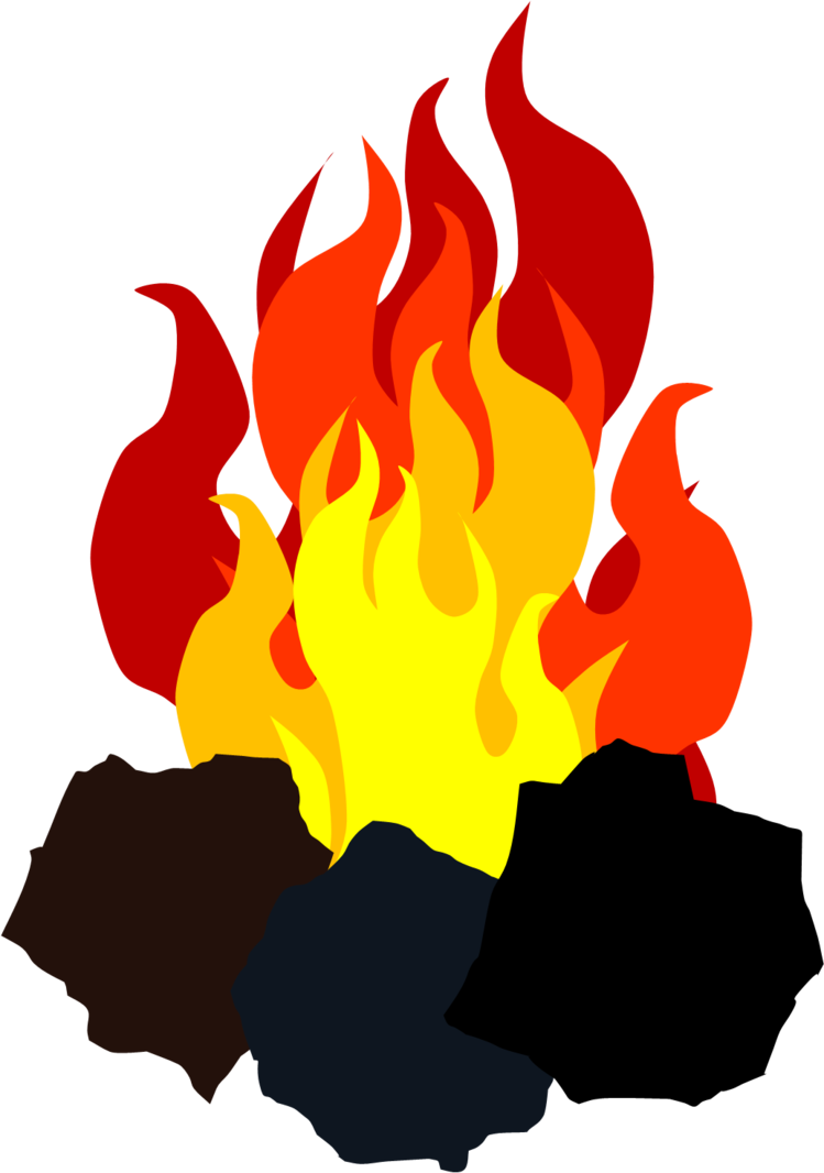 Flame Illustration Vector Art PNG