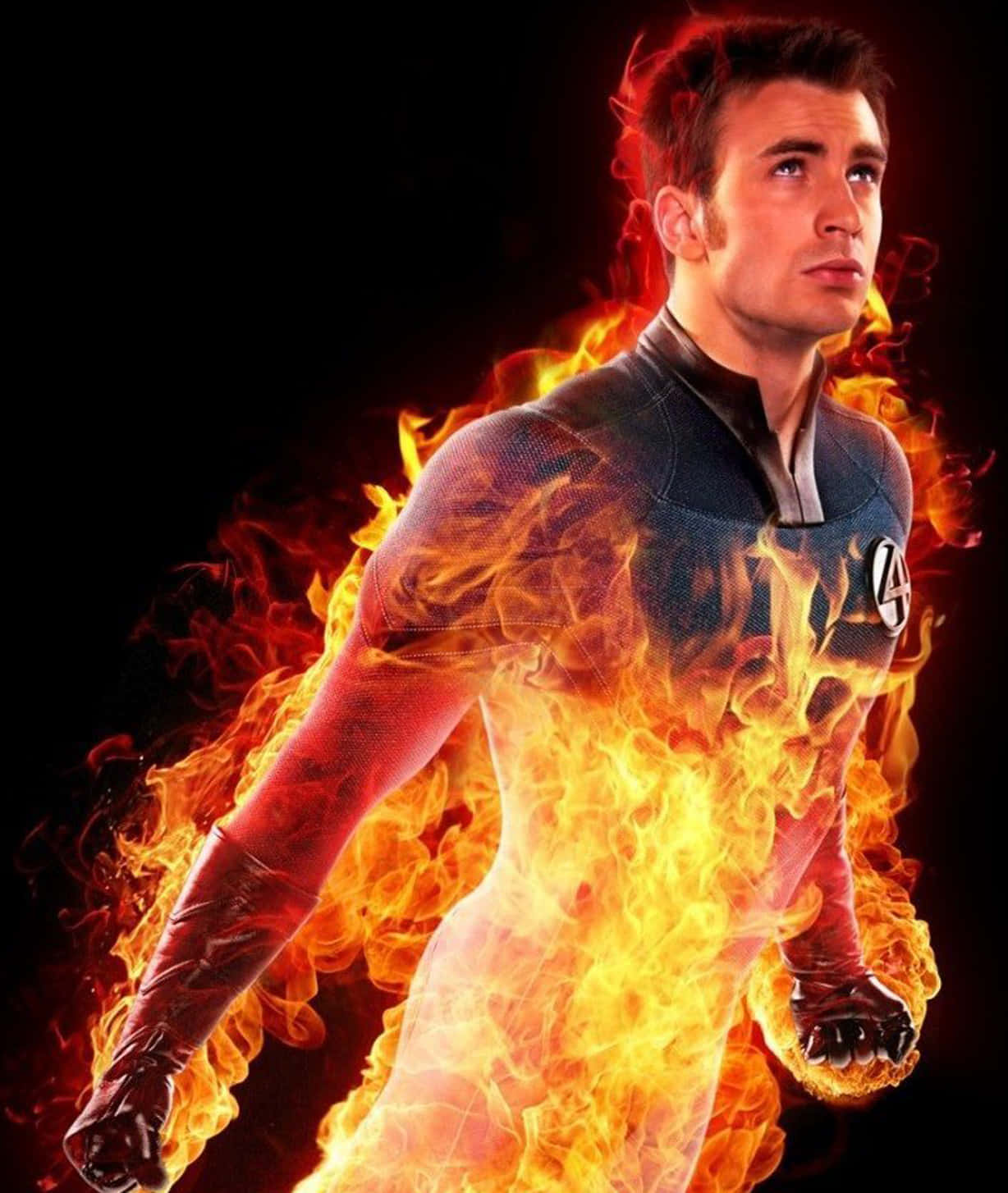 Flame On Hero Johnny Storm Wallpaper